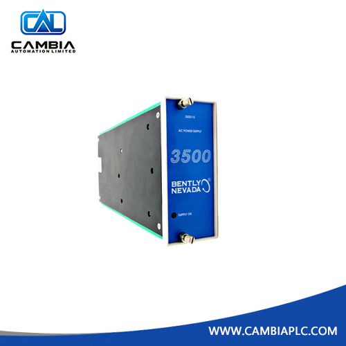 Bently nevada 3500/15, 125840-01, high voltage ac power input module